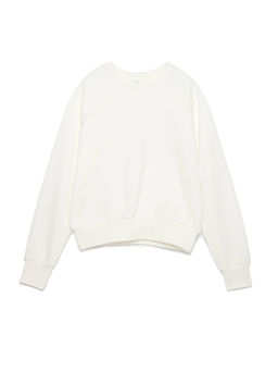 CONTE Белый свитшот из ультрамягкого хлопка LD 1106 off-white