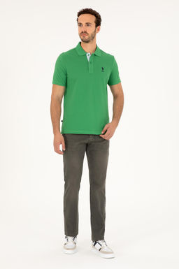 U. S. Polo Assn / Мужские джинсовые брюки светло-хаки - U.s. polo assn фото 3