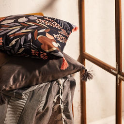 Наволочка декоративная с кисточками Этель Флора, 43х43 см  фото 10