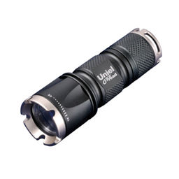P-ML071-BB Black Фонарь Uniel серии Премиум Iron domination 185, алюминиевый корпус, XP-E {Q4} CREE LED, упаковка цветной короб, 1 х CR123A в/к, цвет черный