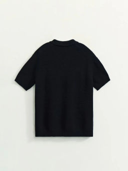 Джемпер поло фактурной вязки / Zarina фото 7