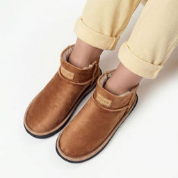 Тапочки-угги арт. М1/02-03 Замша