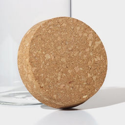 Банка для сыпучих BellaTenero Классика, 600 мл, 8.513 см, с пробковой крышкой, стекло, прозрачная  фото 3