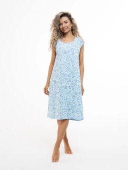 Ночная сорочка женская, цвет голубой