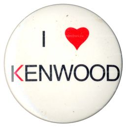 Значок рекламный Kenwood