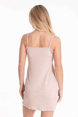 Сорочка М325372пб пудровый/белый - Елена фото 7