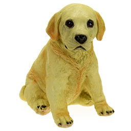 Скульптура-фигура для сада из полистоуна Лабрадор маленький 23х24см (Россия)