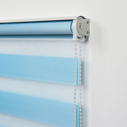 Штора рулонная День-ночь, 60180 см (с учётом креплений 3,5 см), цвет голубой - Simaland фото 4