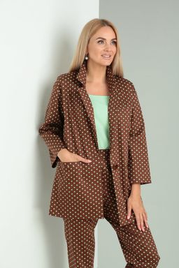 Костюм Gamma & Gracia 547 шоколад салатовый горох  фото 3