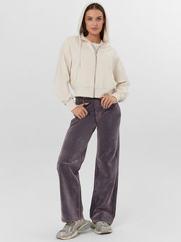 Джинсы женские wide leg пыльно-розовые - Mark formelle фото 7