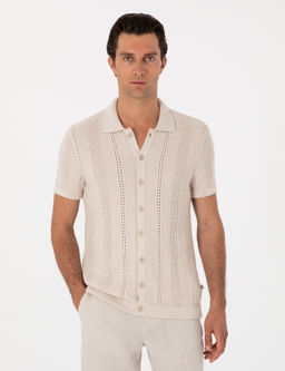 Bej Regular Fit Triko H_rka