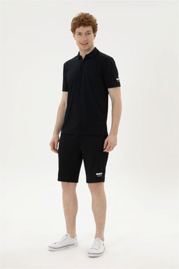 Мужские черные трикотажные шорты - U.s. polo assn фото 3