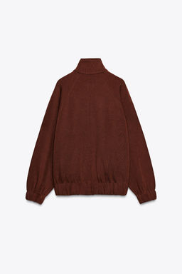 SOFT ZIP-UP SWEATSHIRT - Zara фото 6