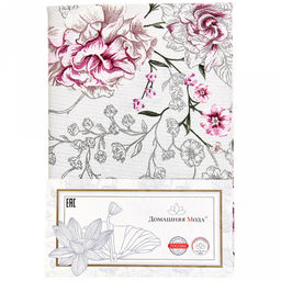 "Вивьен" Шторы для кухни, 2шт 148х160см, на шторной ленте, хлопок "Комфорт" 171г/м2, "Домашняя мода" (Россия)