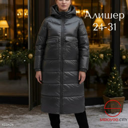 Теплая женская куртка с капюшоном - Bruno фото 3