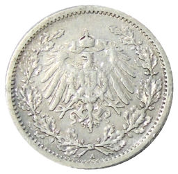1/2 марки 1907 года A Германия