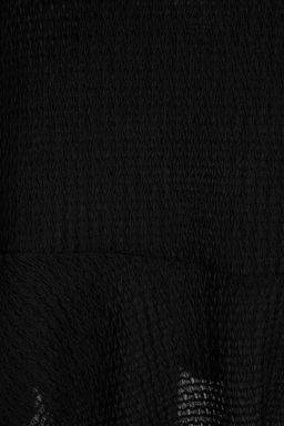 TRENDYOLMILLA Siyah Vucuda Oturan Mini Orme F?rf?rl? Plaj Elbisesi TBESS24EL00003 фото 9