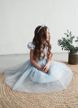 А22-3 Платье для девочки Эльза