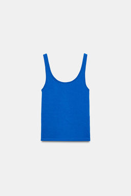 CAMISETA TIRANTES / Azul el?ctrico - Zara фото 6