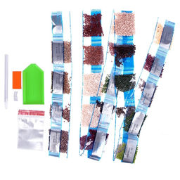 Алмазная мозаика с полным заполнением на подрамнике «Лебеди на озере», 30×40 см