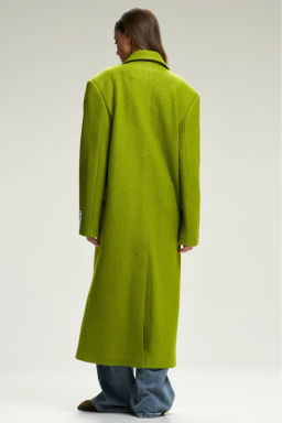 Пальто-макси из вареной шерсти Grinch - Erist store фото 8
