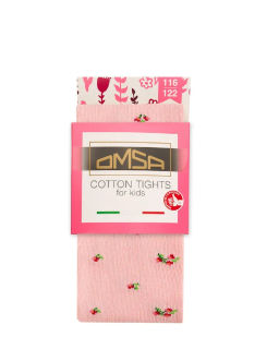 OMSA kids Collant 12Р43-1 с рисунком (розочки) - bianco  фото 11