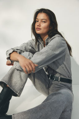 Baggy Regular Waist Jeans - H&m фото 7