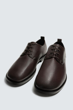 LEATHER LIMITED EDITION SMART SHOES - Zara фото 12