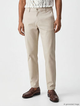 Slim Fit Gabardin Erkek Pantolon - Waikiki фото 2