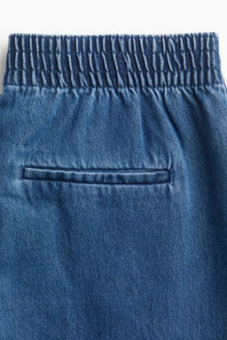 Pantal?n denim con cintura el?stica - H&m фото 6