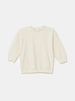 Bisiklet Yaka Basic Erkek Bebek Sweatshirt