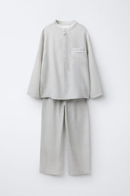 AGES 6-14 / HENLEY SHIRT PYJAMAS