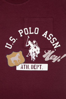 Erkek _ocuk Bordo Bisiklet Yaka Sweatshirt - U.s. polo assn фото 8