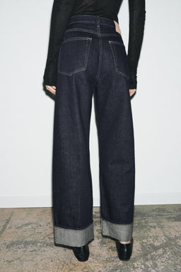 ZW COLLECTION BAGGY MID-WAIST JEANS - Zara фото 13