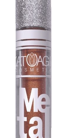 Latuage Тени для век жидкие "Metal show" №709 искрящаяся медь