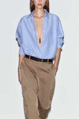 BASIC OXFORD SHIRT - Zara фото 21