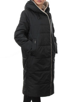 M-9115 DK. BLUE GREEN Пальто зимнее женское (верблюжья шерсть)