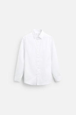 TEXTURED TWILL SHIRT - Zara фото 7