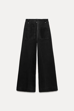 ZW COLLECTION HIGH-WAIST WIDE-LEG JEANS - Zara фото 13