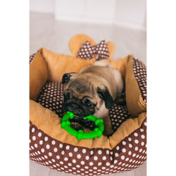 Кольцо рельефное из термопластичной резины, не тонет, 9,5 см, оранжевое - Пижон фото 6