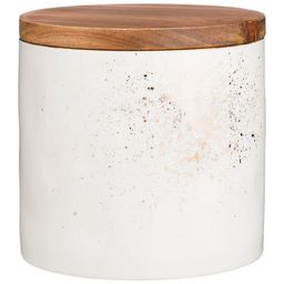 БАНКА С ДЕРЕВЯННОЙ КРЫШКОЙ BRONCO GOLD 11*11 СМ 580 МЛ