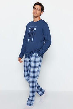 Mavi Regular Fit Ekose _rme %100 Pamuk Pijama Tak_m_ TMNAW24PT00023