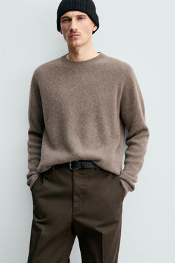 100% CASHMERE RIBBED JUMPER ORIGINS - Zara фото 12