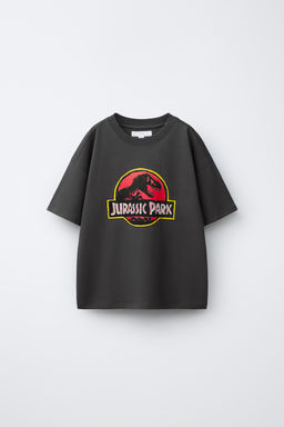 CAMISETA ILUSTRACI?N JURASSIC PARK X DYLAN?S T-SHIRT CLUB X ZARA / Negro