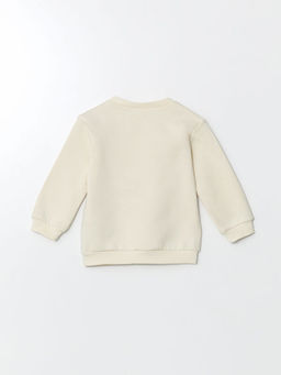 Bisiklet Yaka Uzun Kollu Bask?l? K?z ?ocuk Sweatshirt ve Tayt 2li