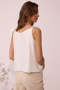 Топ LYUSHe 4105 молоко  фото 4