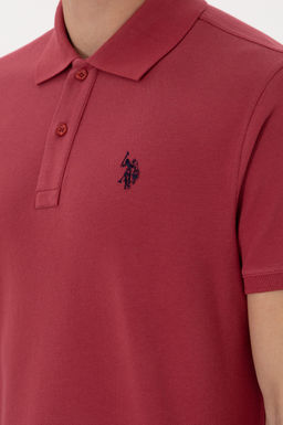 Erkek Slim Fit Polo Yaka Vi_ne Basic Ti__rt - U.s. polo assn фото 7