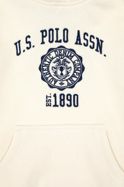 Кремовый свитшот для мальчика Неожиданная скидка в корзине - U.s. polo assn фото 4