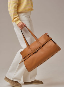 Сумка Rumi DBR 31152 коричневый лист фото 7