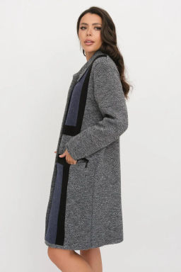 ЗЛАТА Кардиган В1849/ч/б-джинс